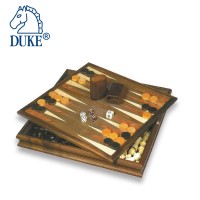 3 in 1 wooden folding chess game set with metal handle